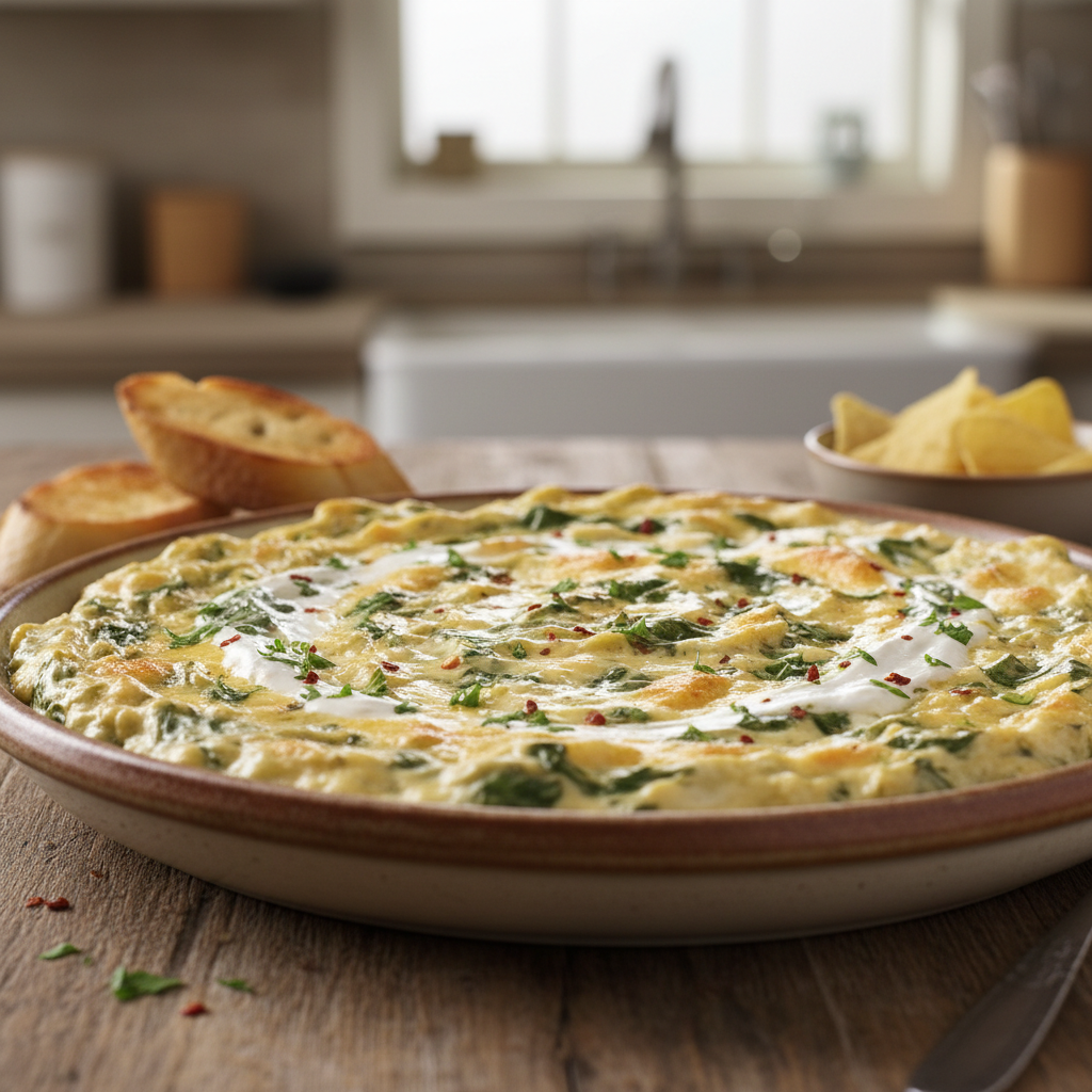 Slow Cooker Spinach Artichoke Dip