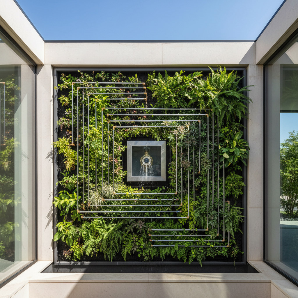 Cultivos Verticais: 5 Maneiras de Transformar Pequenos Espaços Urbanos em Jardins Sustentáveis - perspectiva