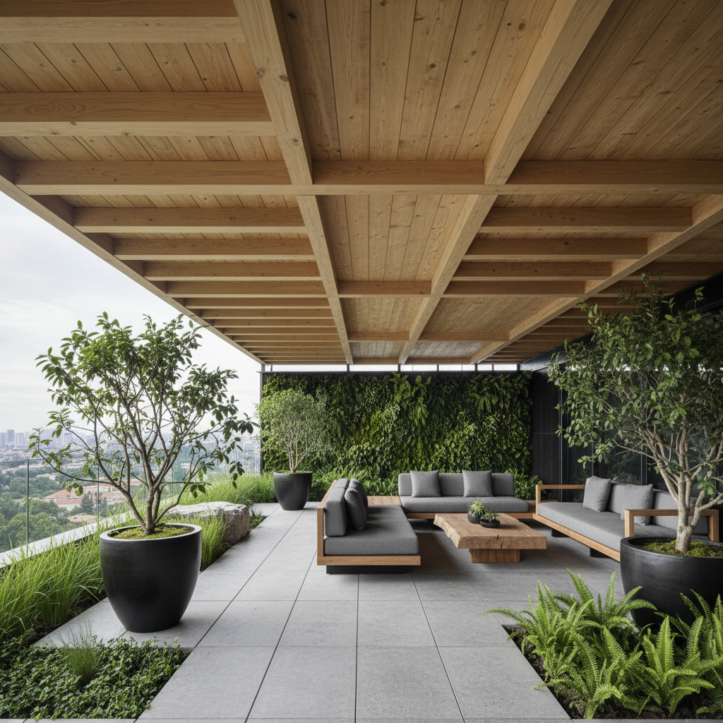 Arquitetura do Futuro: 7 Tendências em Biofilia e Espaços Urbanos Inteligentes - perspectiva