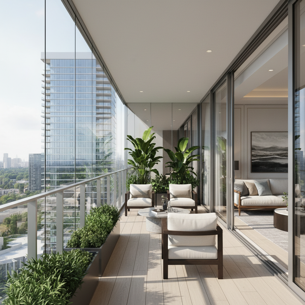 Arquitetura moderna: integração do paisagismo com luz natural em ambientes urbanos.