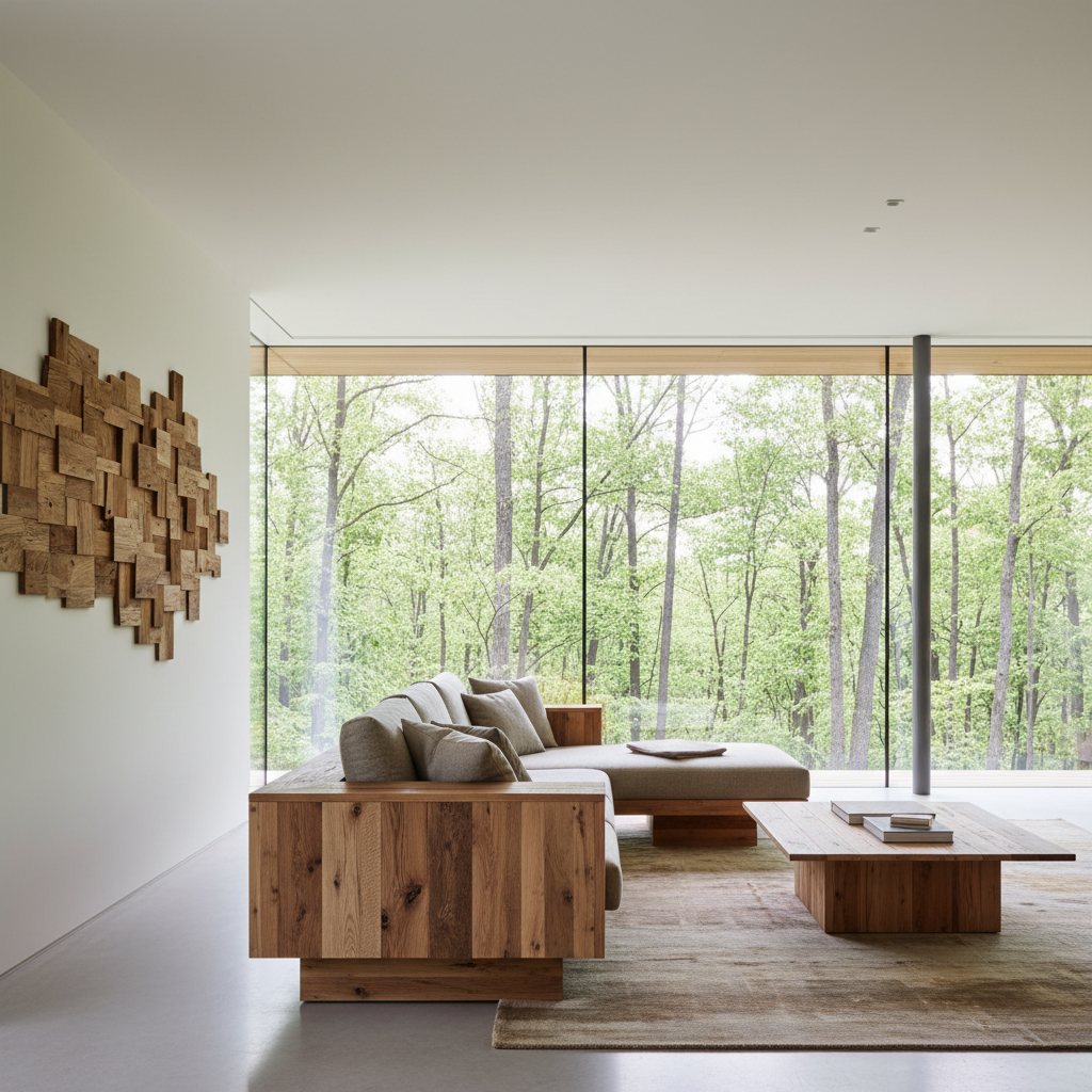 Residência de alto padrão integrada ao paisagismo - exemplo de design sustentável e funcional.