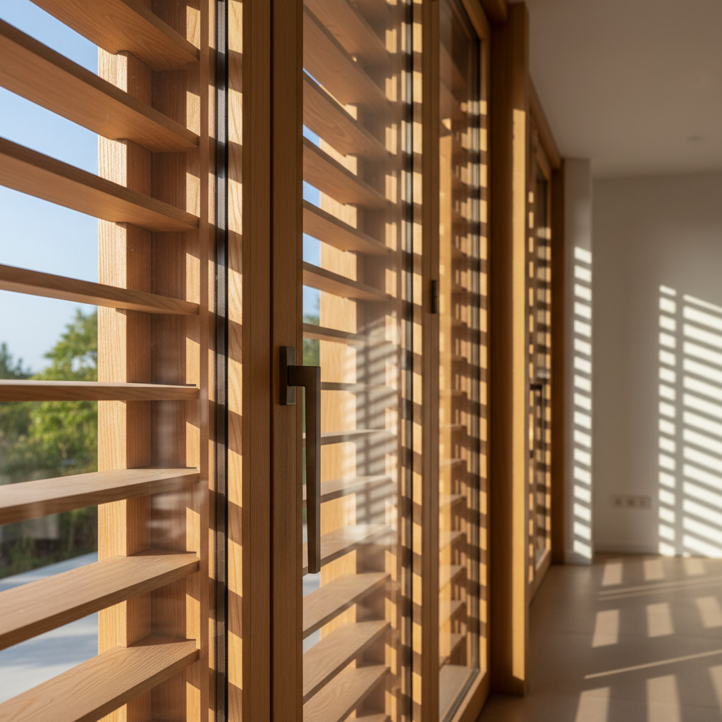 Arquitetura residencial moderna utilizando materiais naturais e acabamentos elegantes.