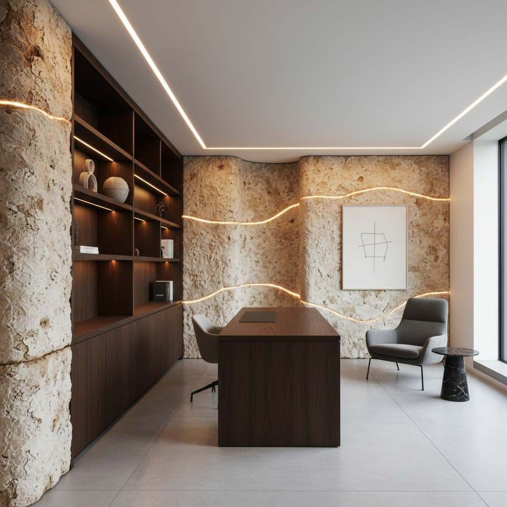 Mycelium na Construção: A Nova Era dos Materiais Sustentáveis - acabamento