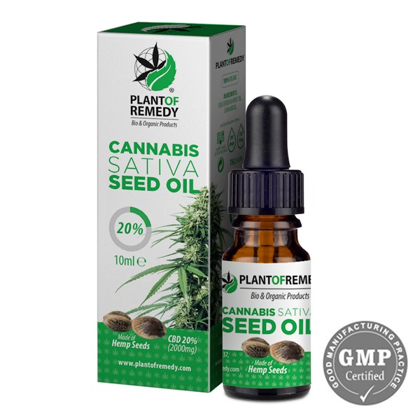 PLANT OF REMEDY - Cannabis Oil - 20% CBD - 10ml