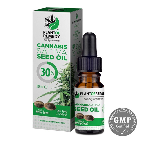 PLANT OF REMEDY - Cannabis Oil - 30% CBD - 10ml