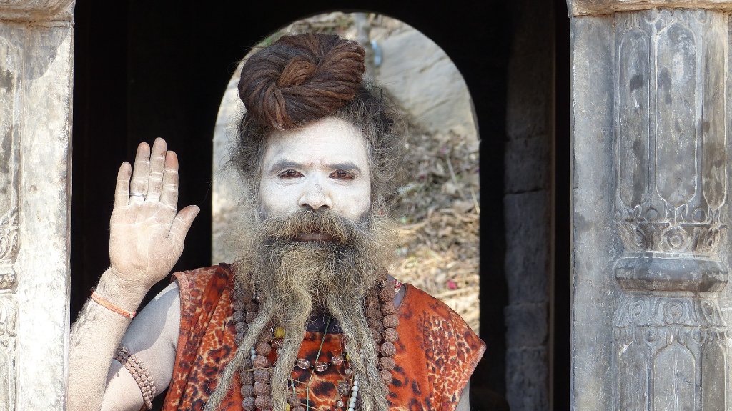 Nepal - Sadhu en Pashupatinath