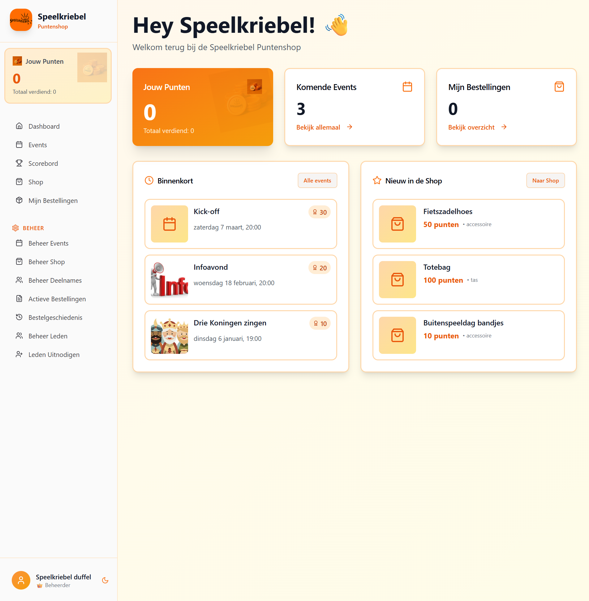 speelkriebel puntensysteem template preview