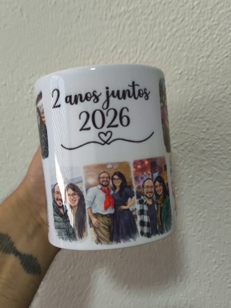 Caneca Personalizada - 2 Anos Juntos
