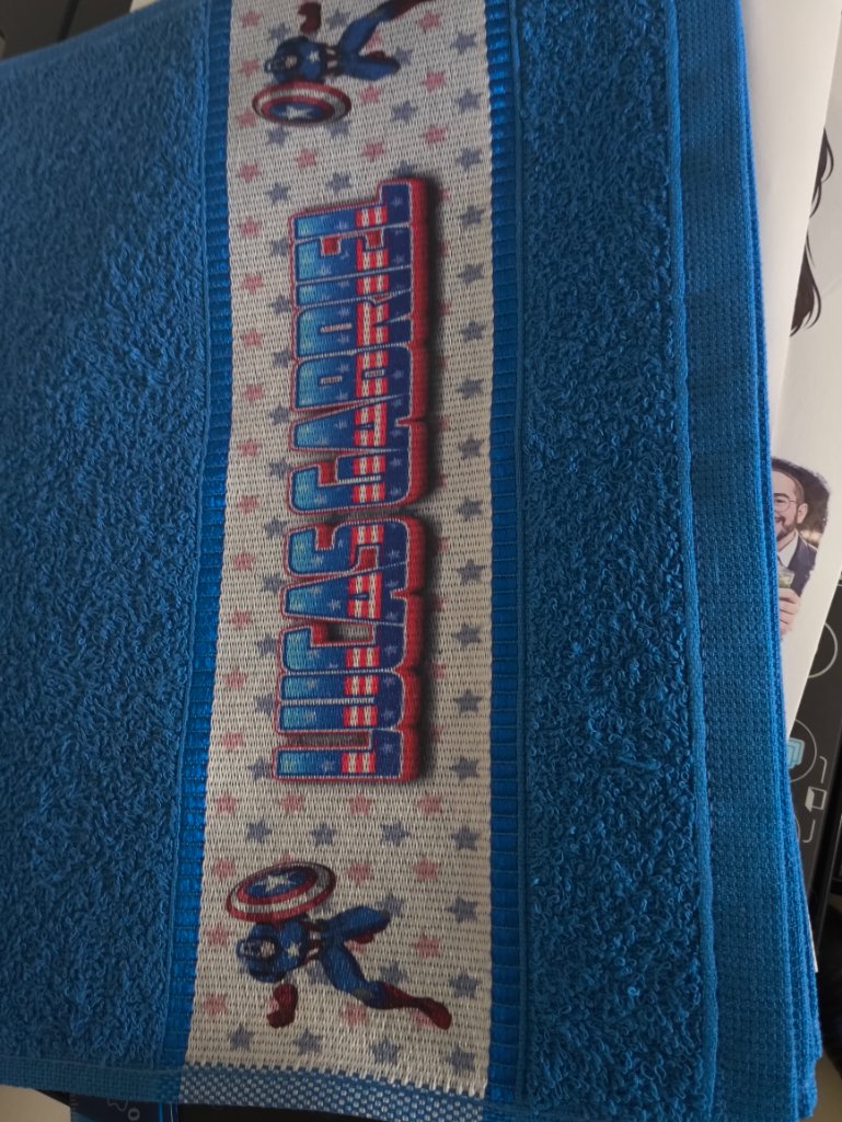 Toalha Capitão América - Detalhe