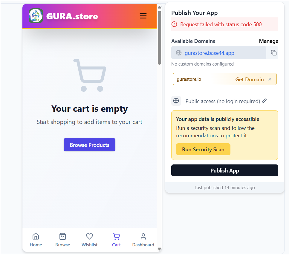 GURA STORE template preview