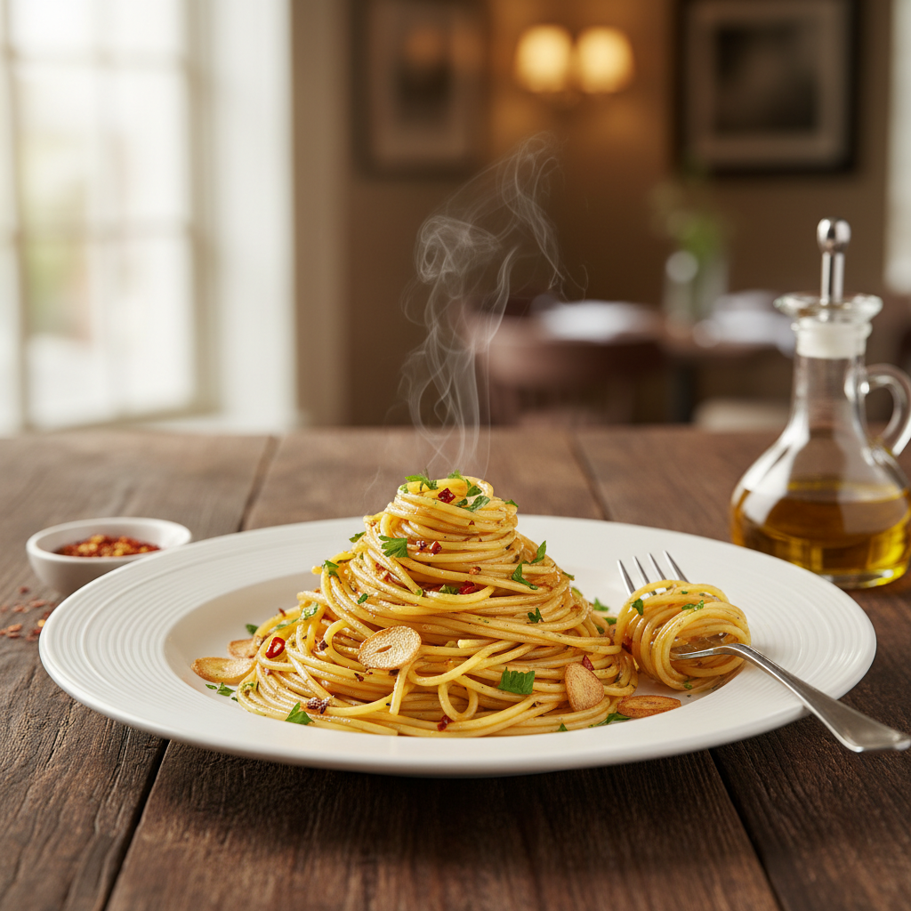 Speedy Spaghetti Aglio e Olio