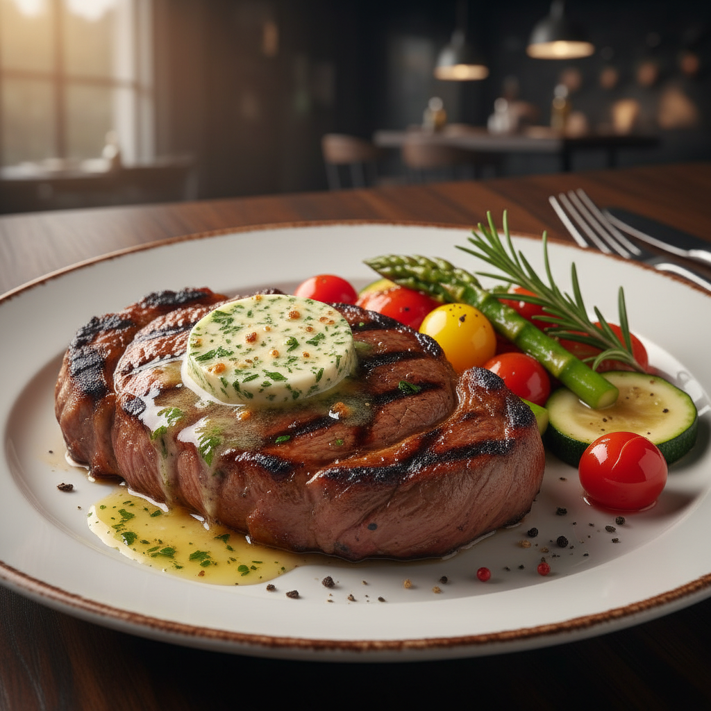 Steak with Garlic Butter