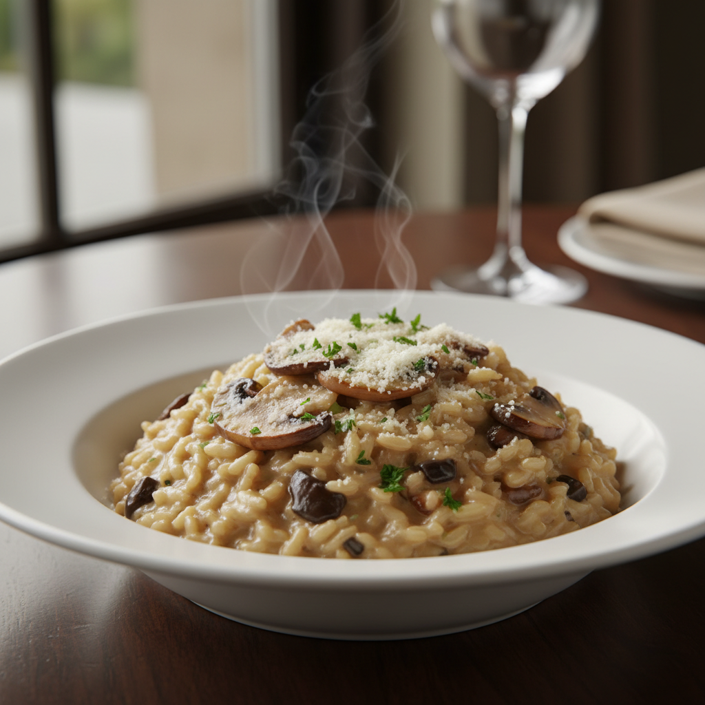 Creamy Mushroom Risotto