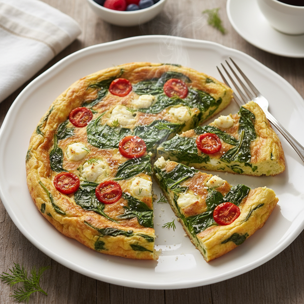 Savory Spinach Frittata