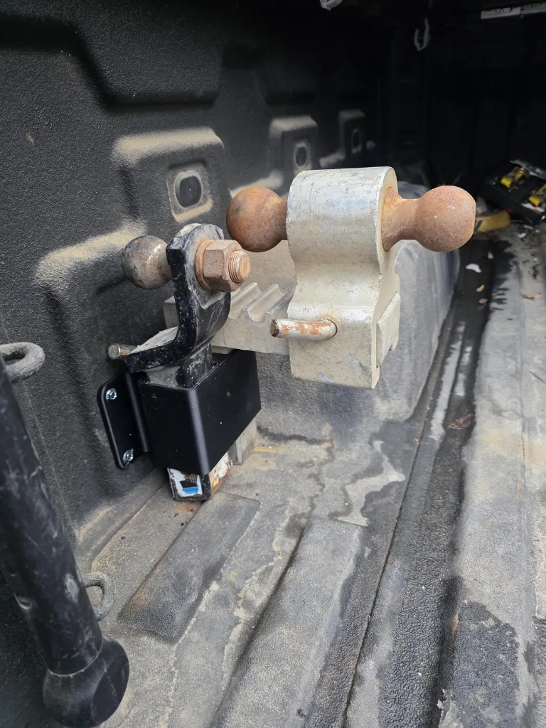 Truck Box Hitch Storage — Double (2 Hitches)