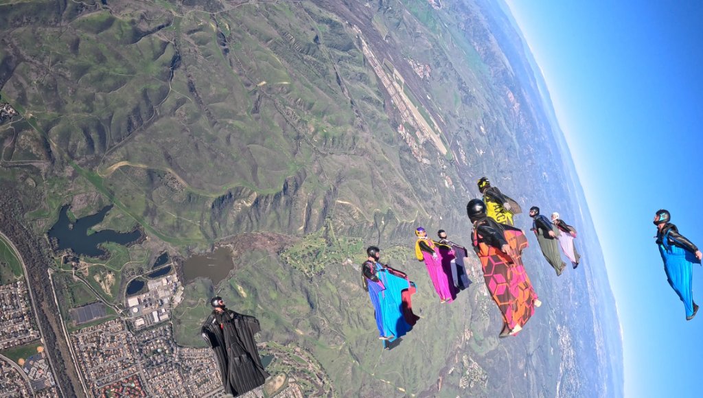 Wingsuit formation