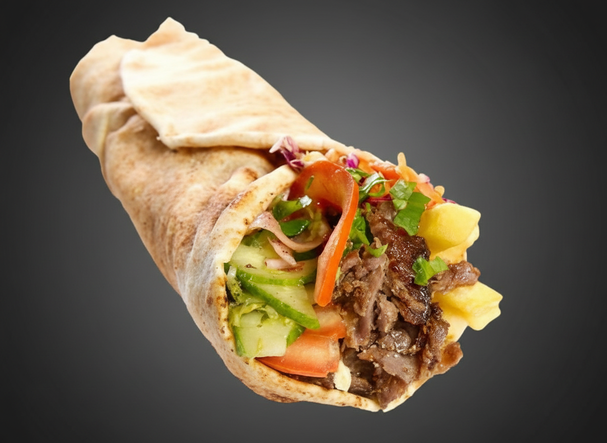 Lamb Doner Kebab Wrap