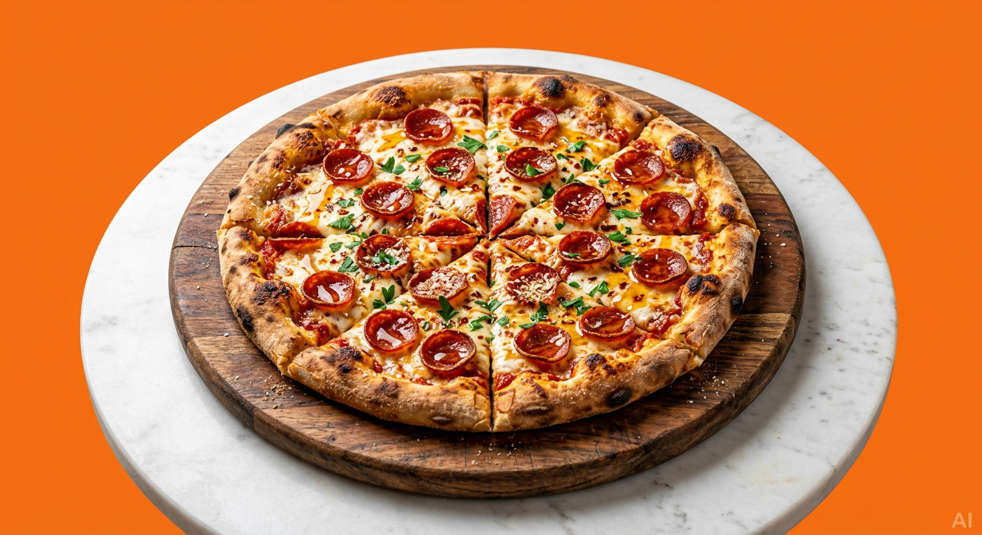 The ultimate hot honey pepperoni pizza 12"