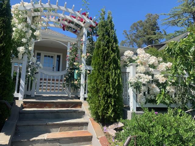 White Rose Arbor Entry Right