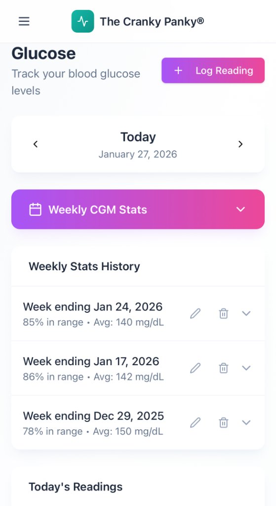Glucose tracking