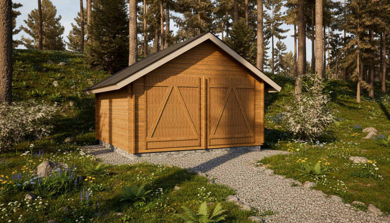 Timmerlada Suora L Gårdsförråd 16m2 - Timmerlador - 41005065 - 1