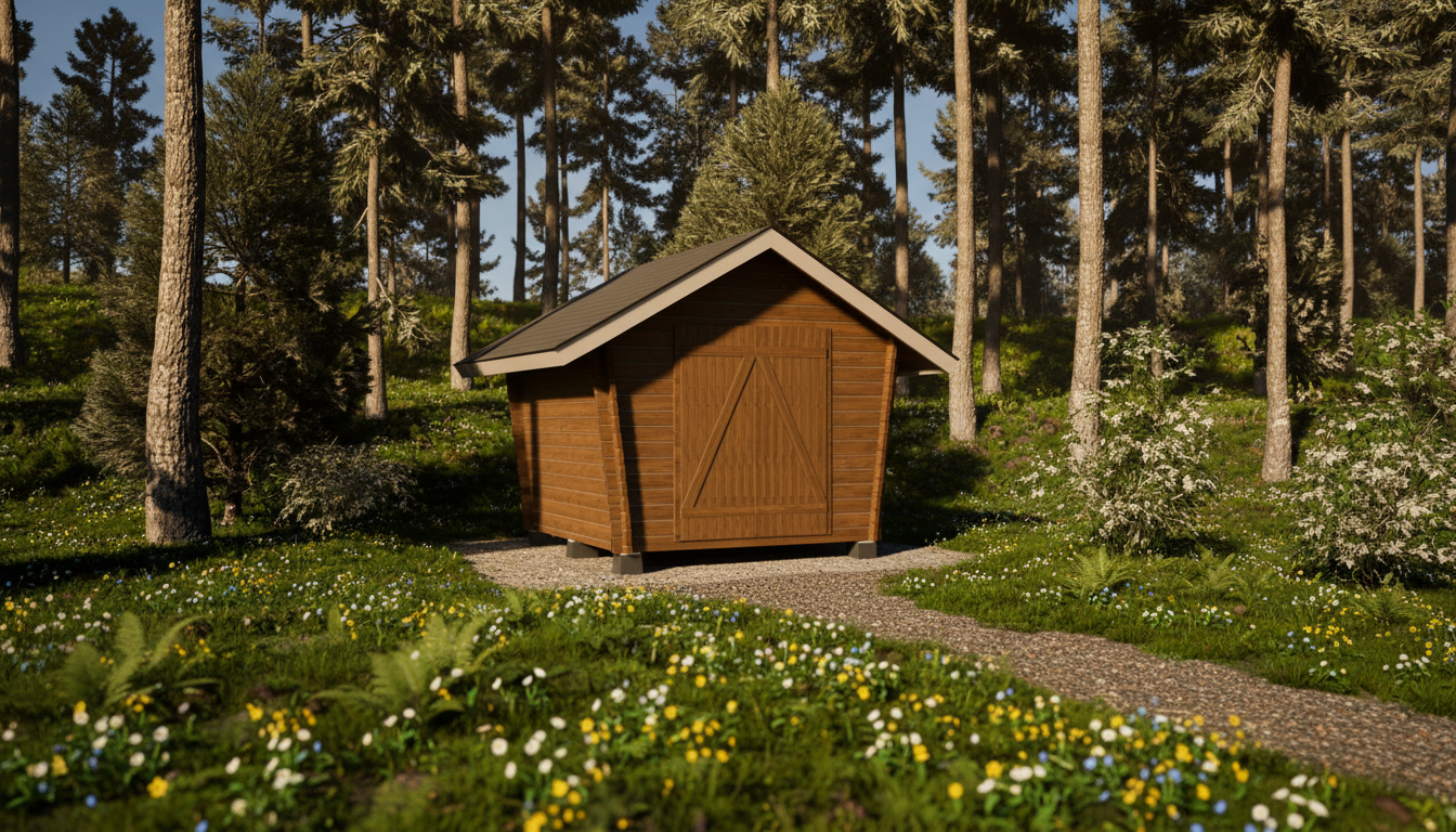 Timmerlada Umpi S Gårdsförråd 6,2m2 - Timmerlador - 41005027 - 1