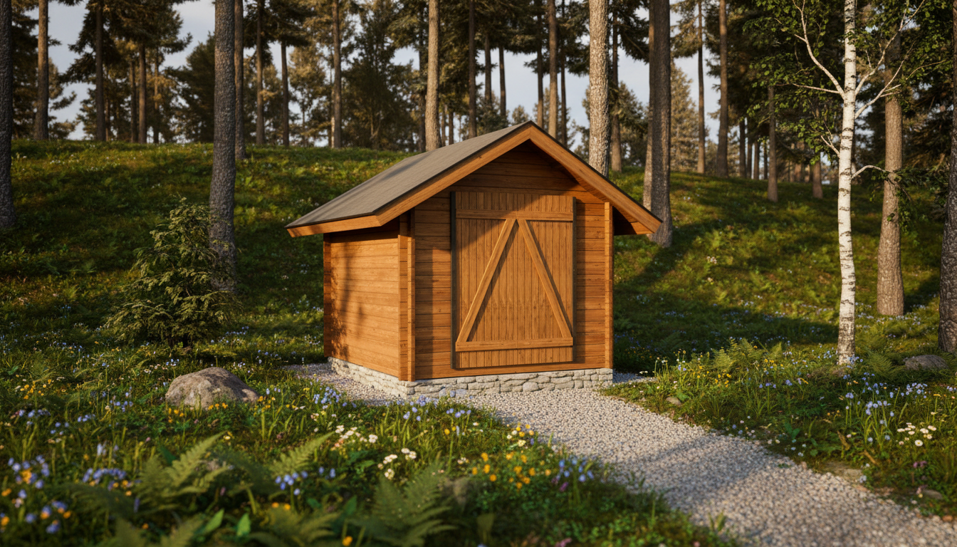 Hirsilato Suora S Pihavarasto 6m2 - Hirsiladot ja Pihaladot - 4100529 - 1