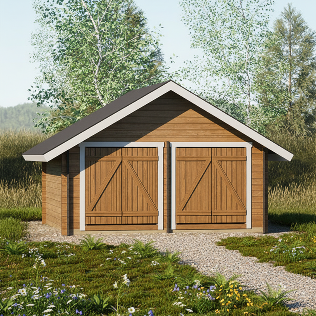 Hirsilato Suora L Pihavarasto 16m2 - Hirsiladot ja Pihaladot - 41005065 - 4