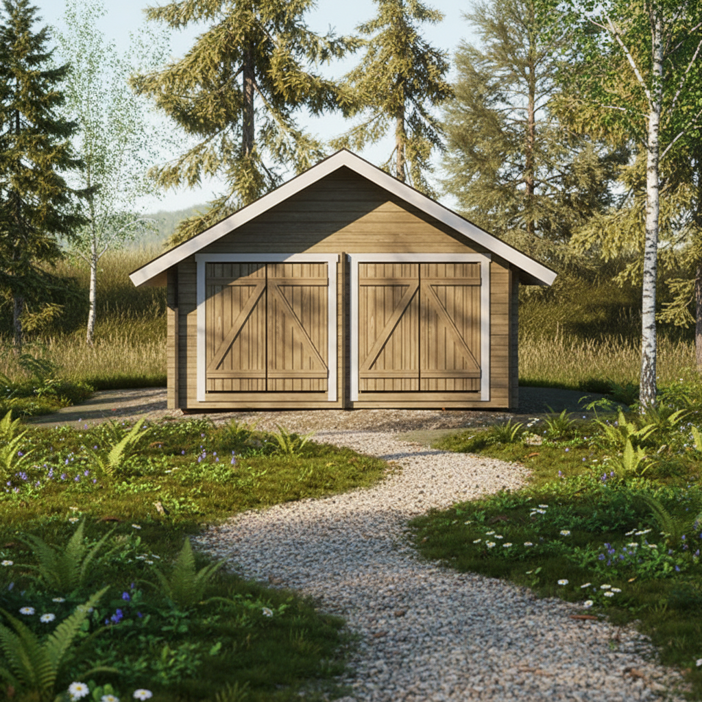 Timmerlada Suora XL Gårdsförråd 20m2 - Timmerlador - 41005067 - 3