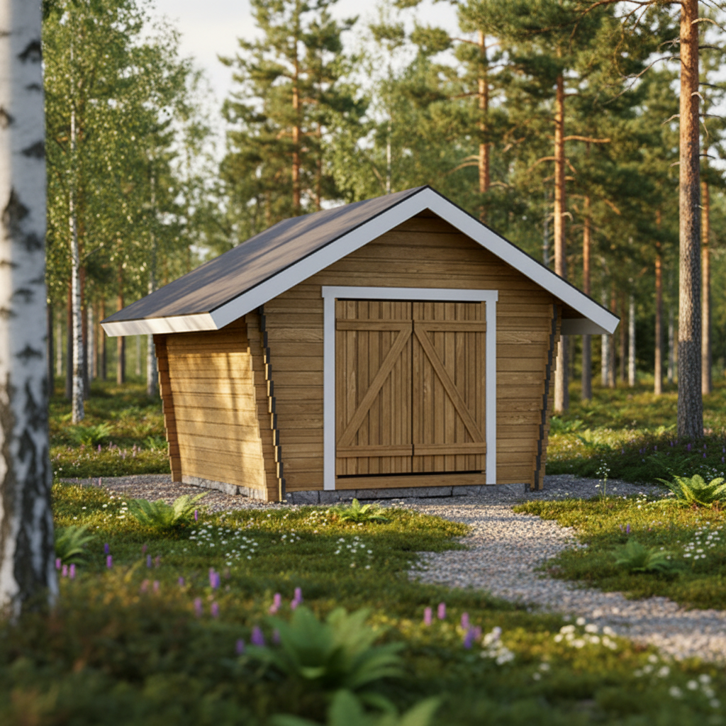 Hirsilato Umpi S Pihavarasto 6,2m2 - Hirsiladot ja Pihaladot - 41005027 - 3