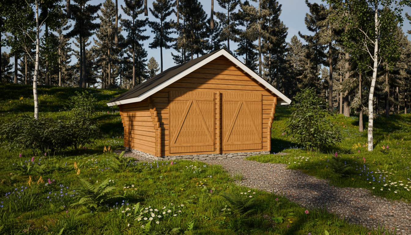 Hirsilato Rako L Pihavarasto 16m2 - Hirsiladot ja Pihaladot - 41005011 - 1