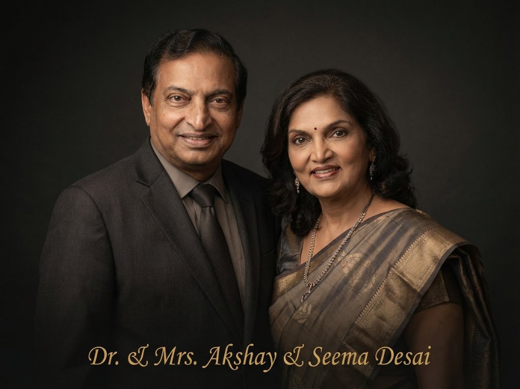Dr. & Mrs. Akshay & Seema Desai