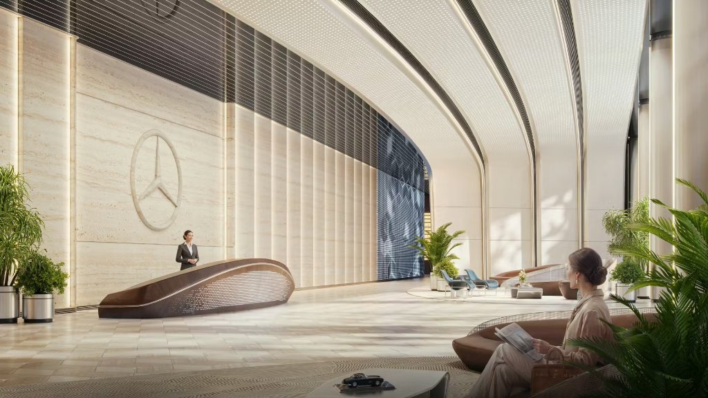 Mercedes-Benz Places Lobby Interior Design