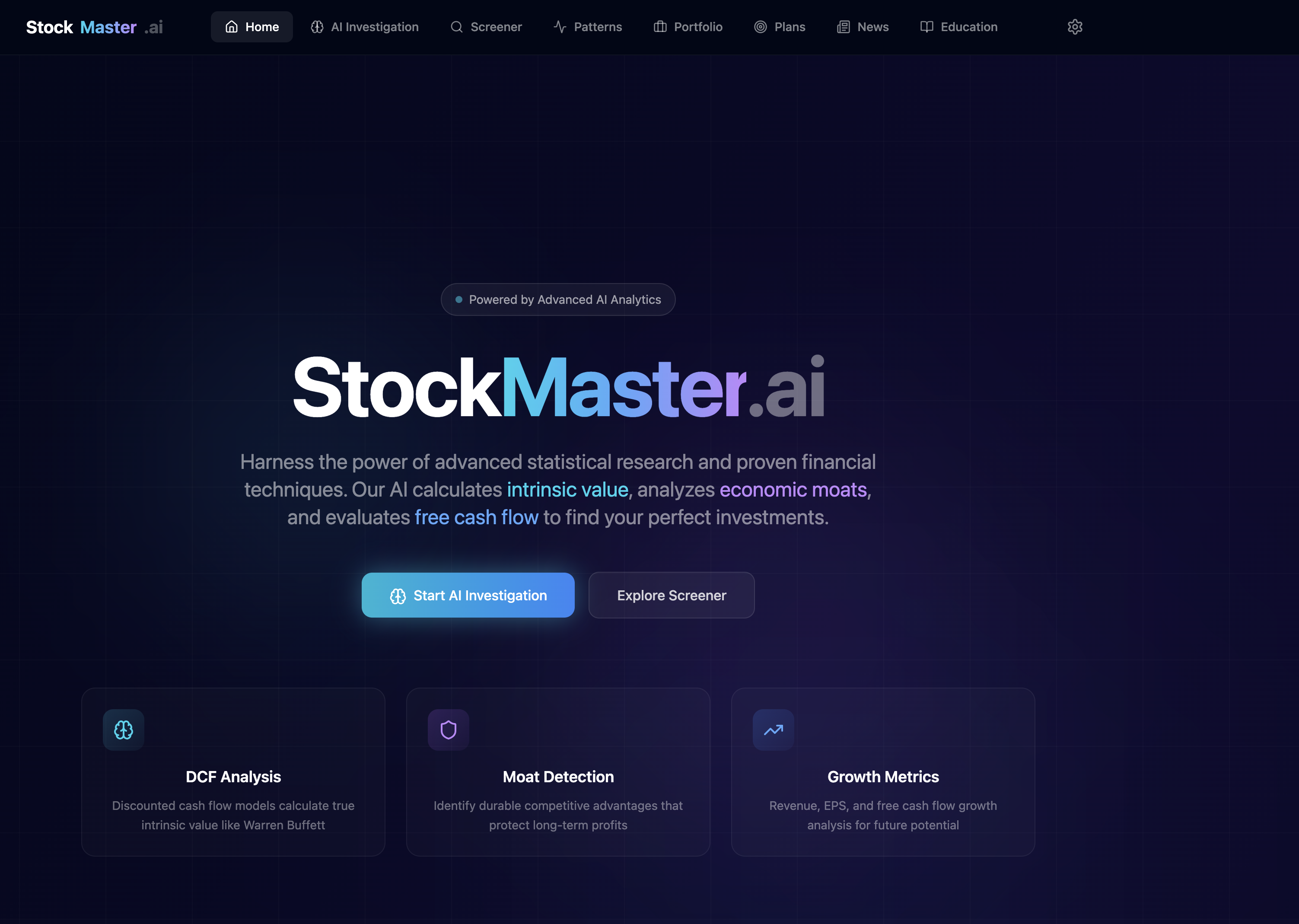 StockMaster.ai template preview