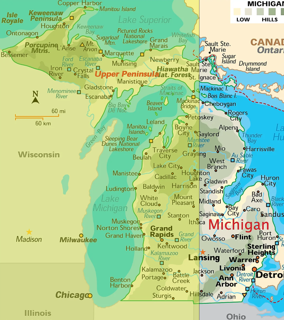 West Michigan Hip Hop Map