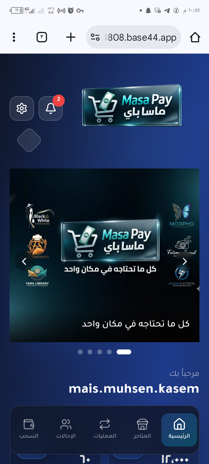 Masa Pay template preview