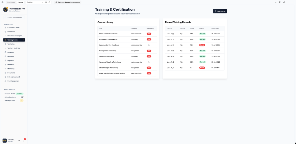 Training & Certification