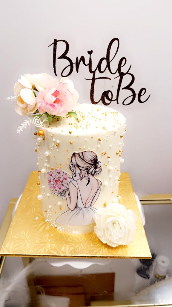 Elegant Bride Cake