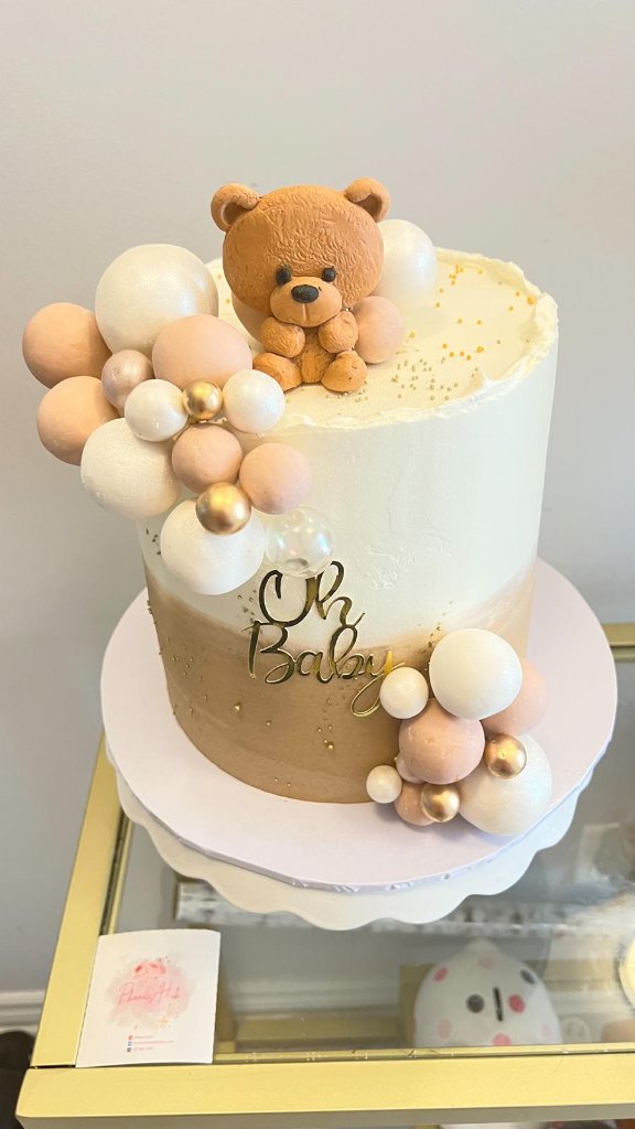 Oh Baby Teddy Bear Cake