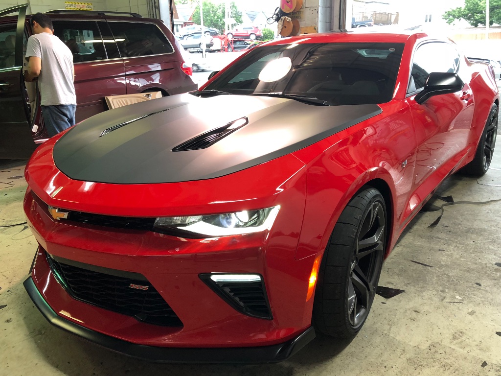 Camaro Hood Wrap