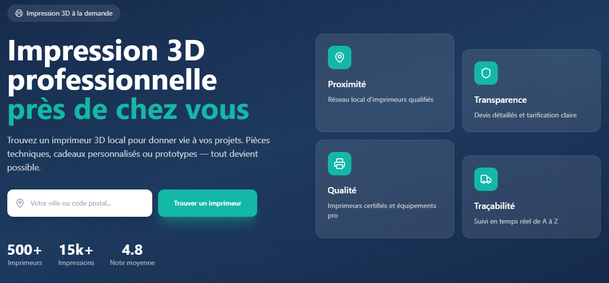 Pièce en Main template preview