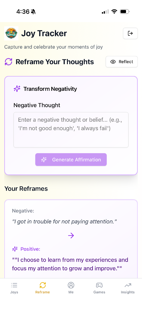 Reframe Your Thoughts