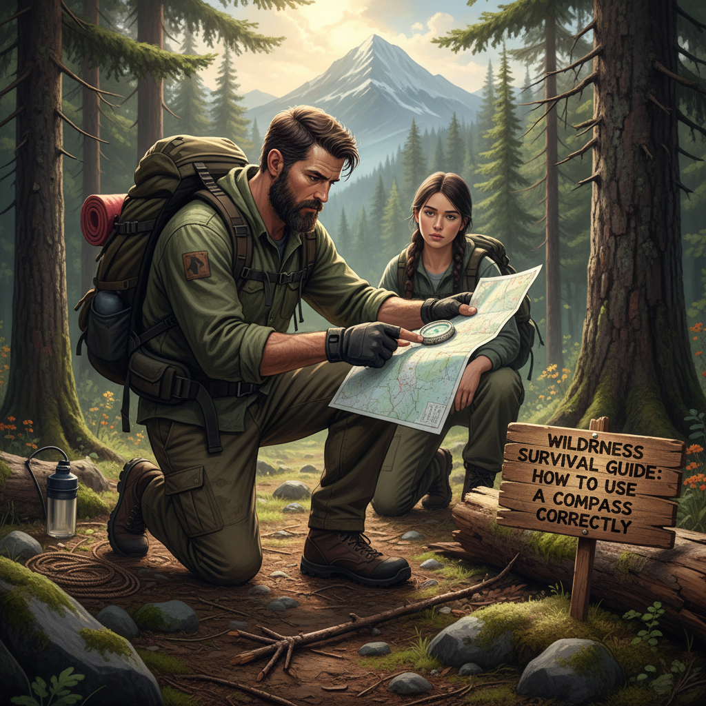 Wilderness Survival Guide: How to Use a Compass Correctly