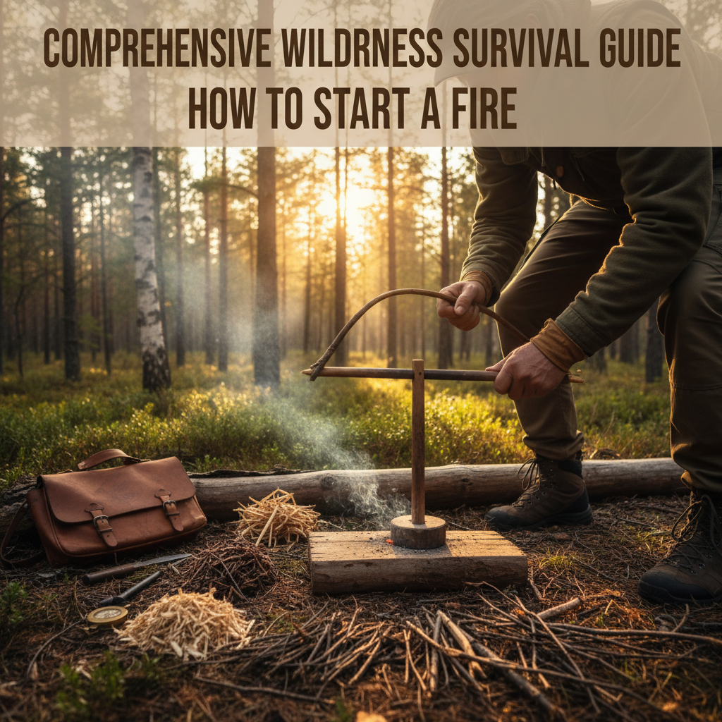 Comprehensive Wilderness Survival Guide: How to Start a Fire