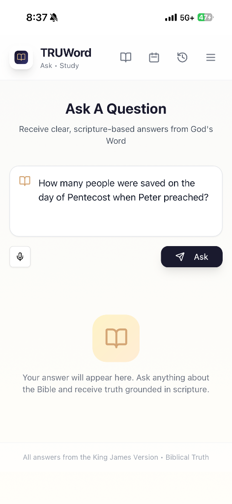 TRUWord App Screenshot