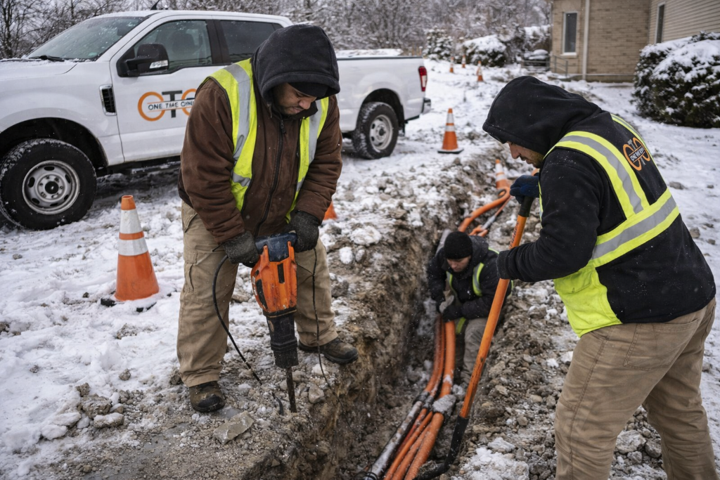 Conduit Installation - Winter Operations