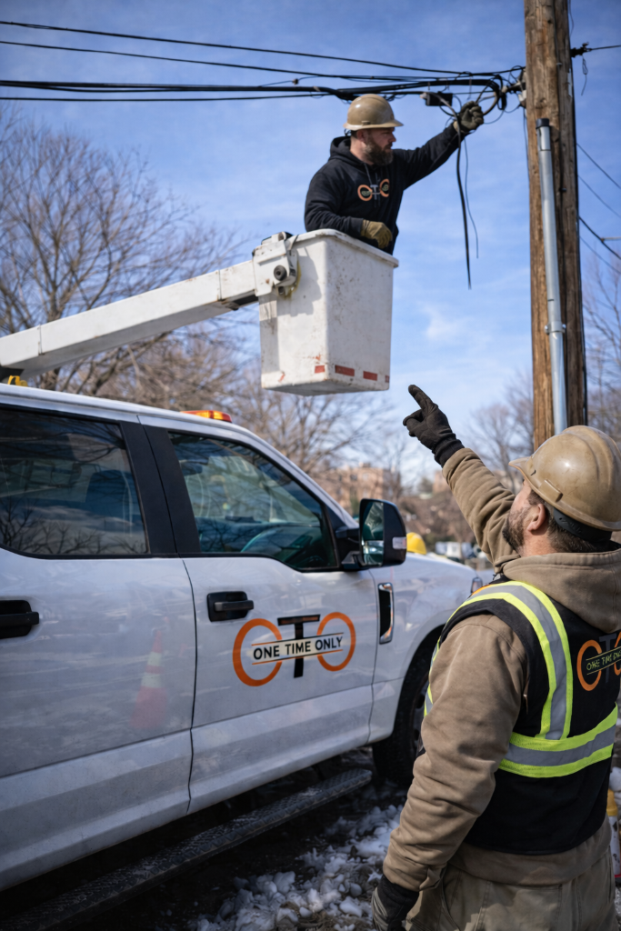 Utility Pole Service - Team Coordination