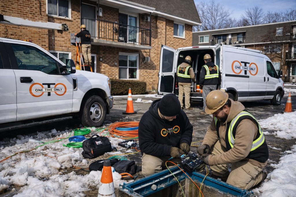 Fiber Optic Installation - Field Team
