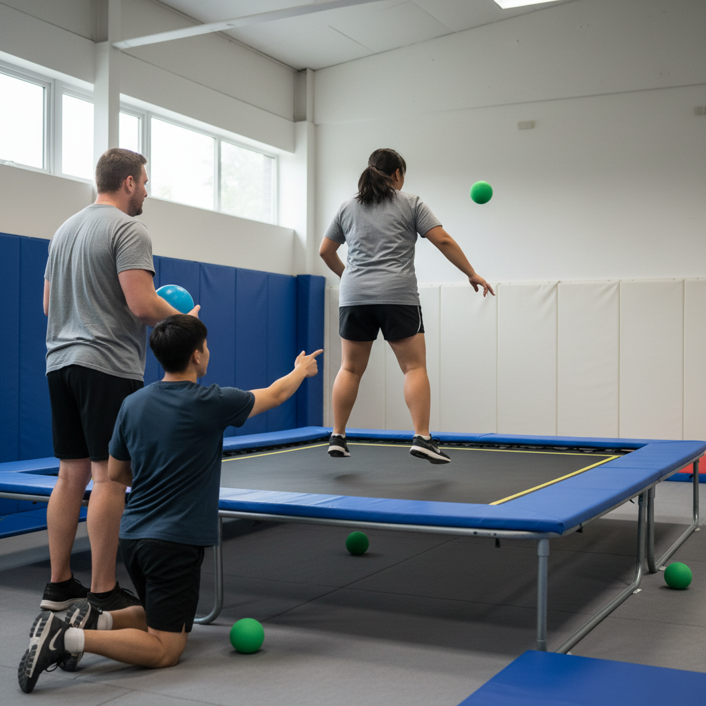 Trampoline Dodgeball