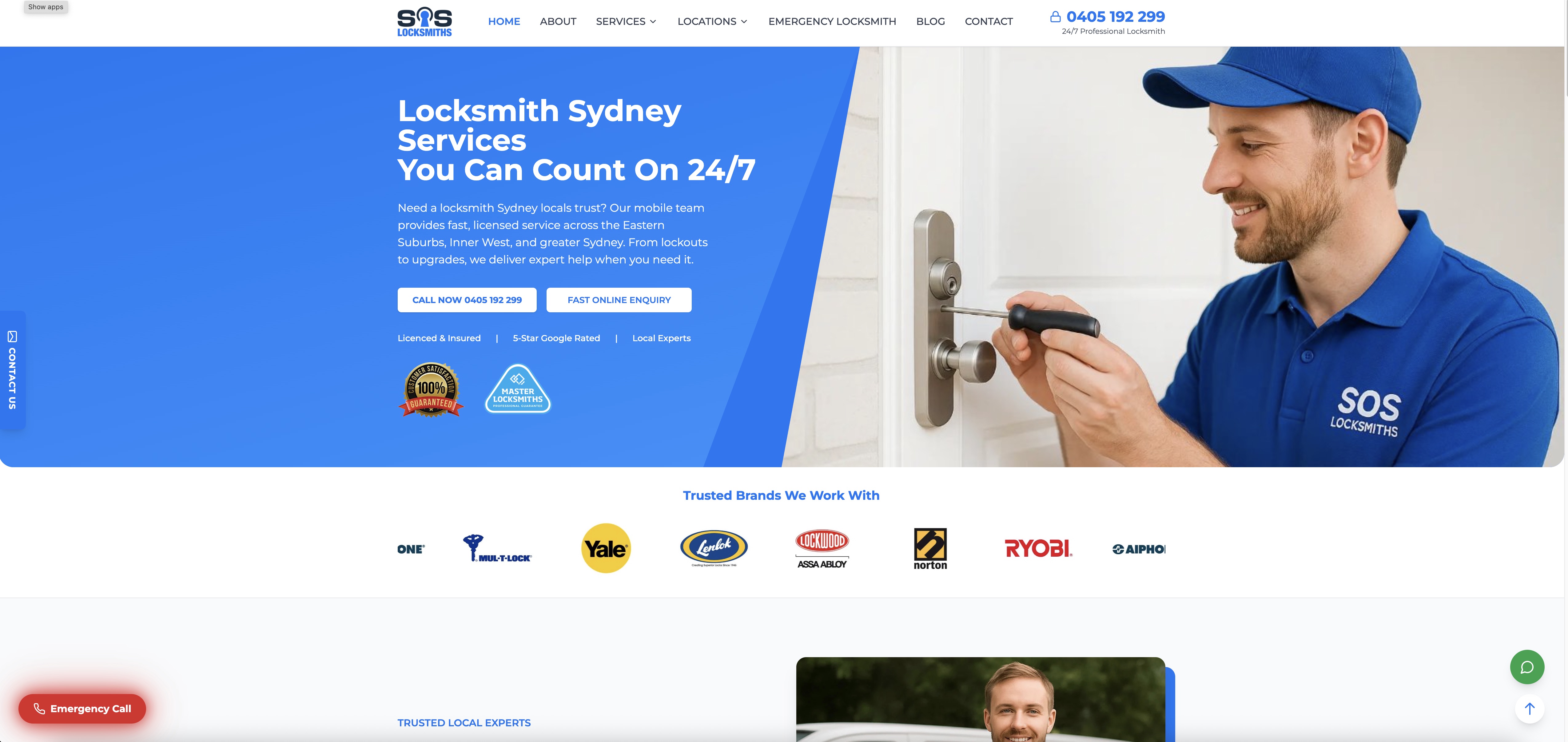 Lock Smith Services  template preview